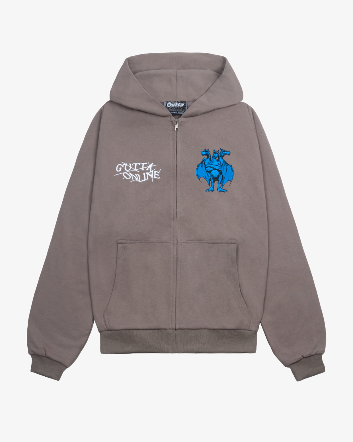 'URL' REGLAN ZIP-HOODIE