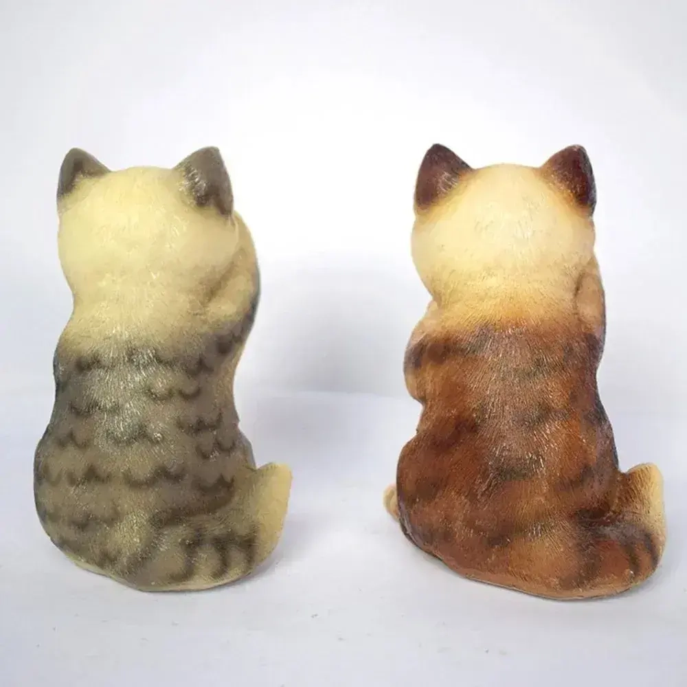 Cадовый светильник кошка, украшение сада, для улицы, на солнечной батареи