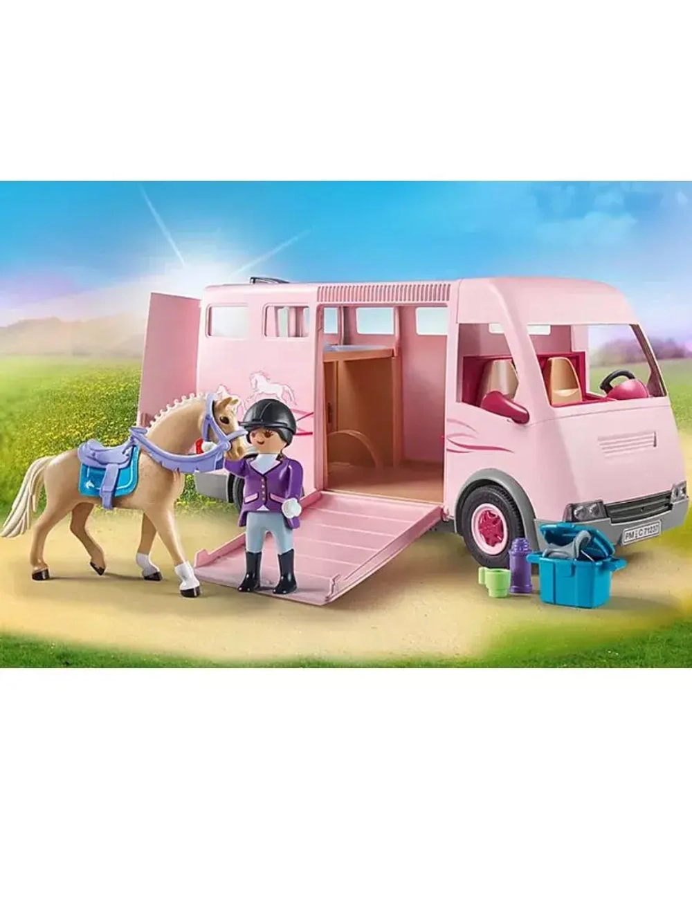 Набор Фургон для перевозки лошадей Playmobil 71237