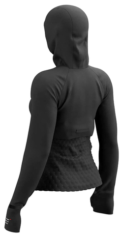 Женская теннисная куртка Compressport Winter Insulated 10/10 - черный