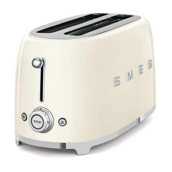 Тостер на 4 ломтика Smeg TSF02CREU , бежевый