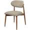 Стул Mod, орех, бежевое букле