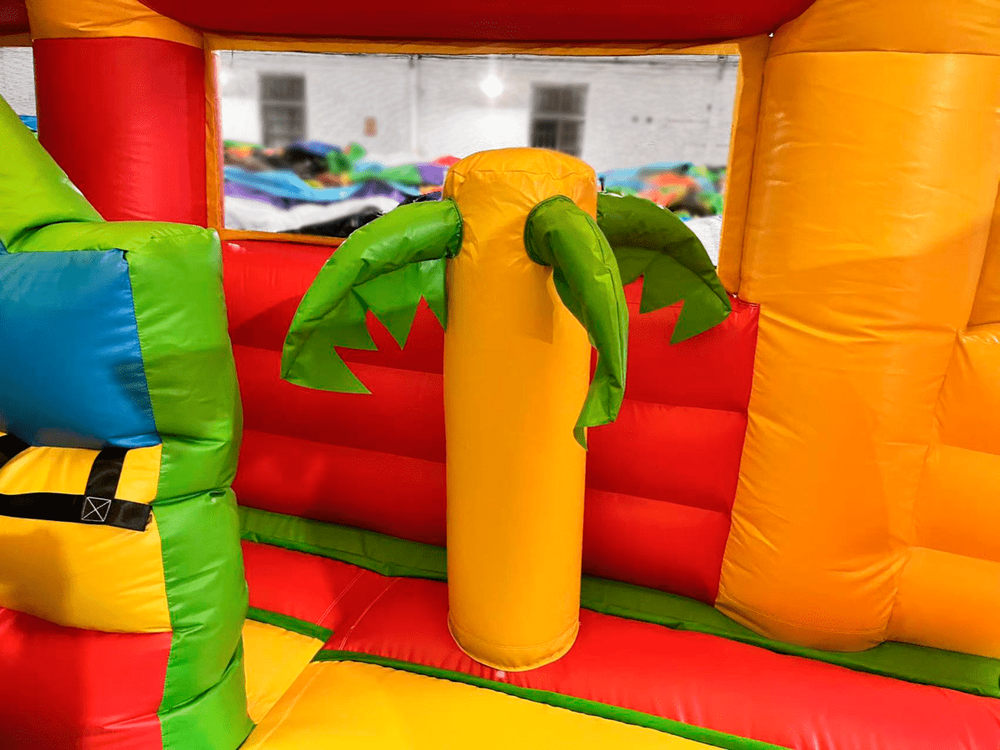 Коммерческий надувной батут «Страна Сафария» 10*6*6 м