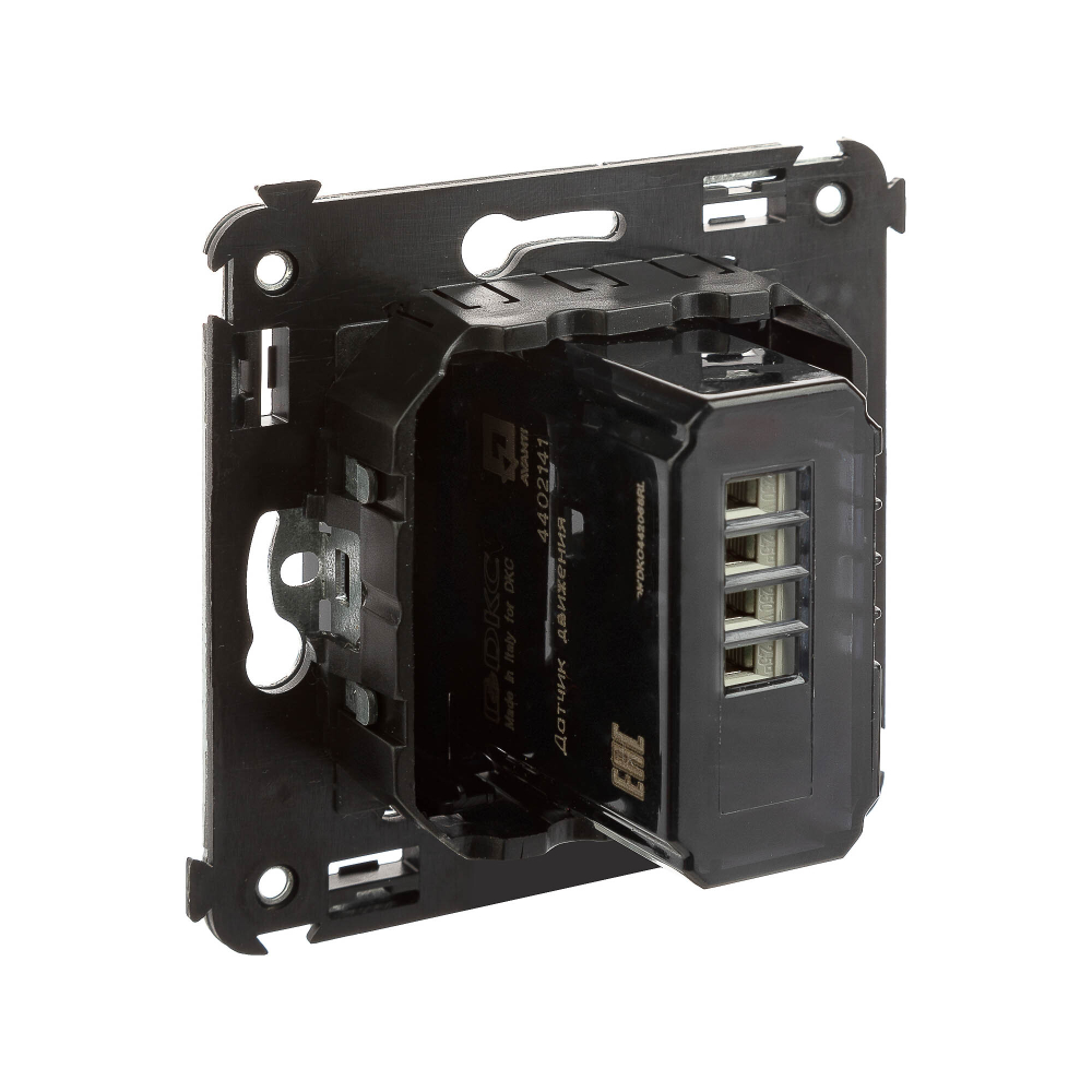 Датчик движения в стену, "Avanti", "Черный квадрат"