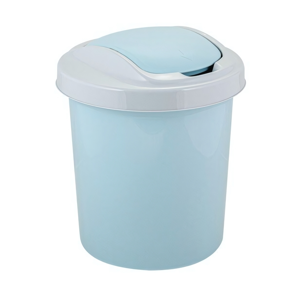 Контейнер для мусора Vogue 12 л небесный