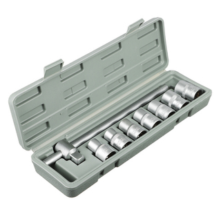 Набор головок   8пр  ЕРМАК 6-гран 1/2 (10-19мм)  736564 кейс