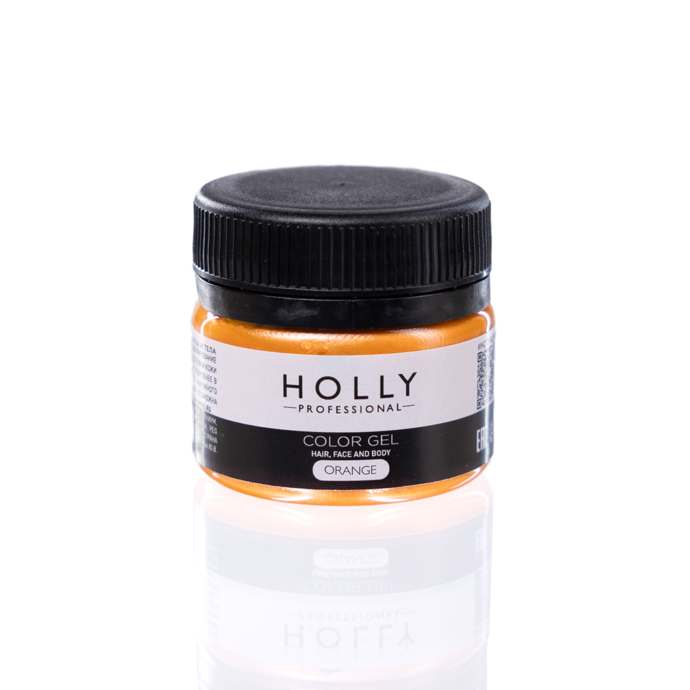 Декоративный гель для лица, волос и тела Color Gel Orange