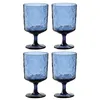 Набор из 4 бокалов для вина Arctic, 280 мл, синий