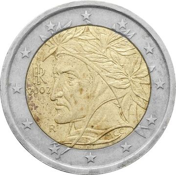 2 евро 2002 Италия