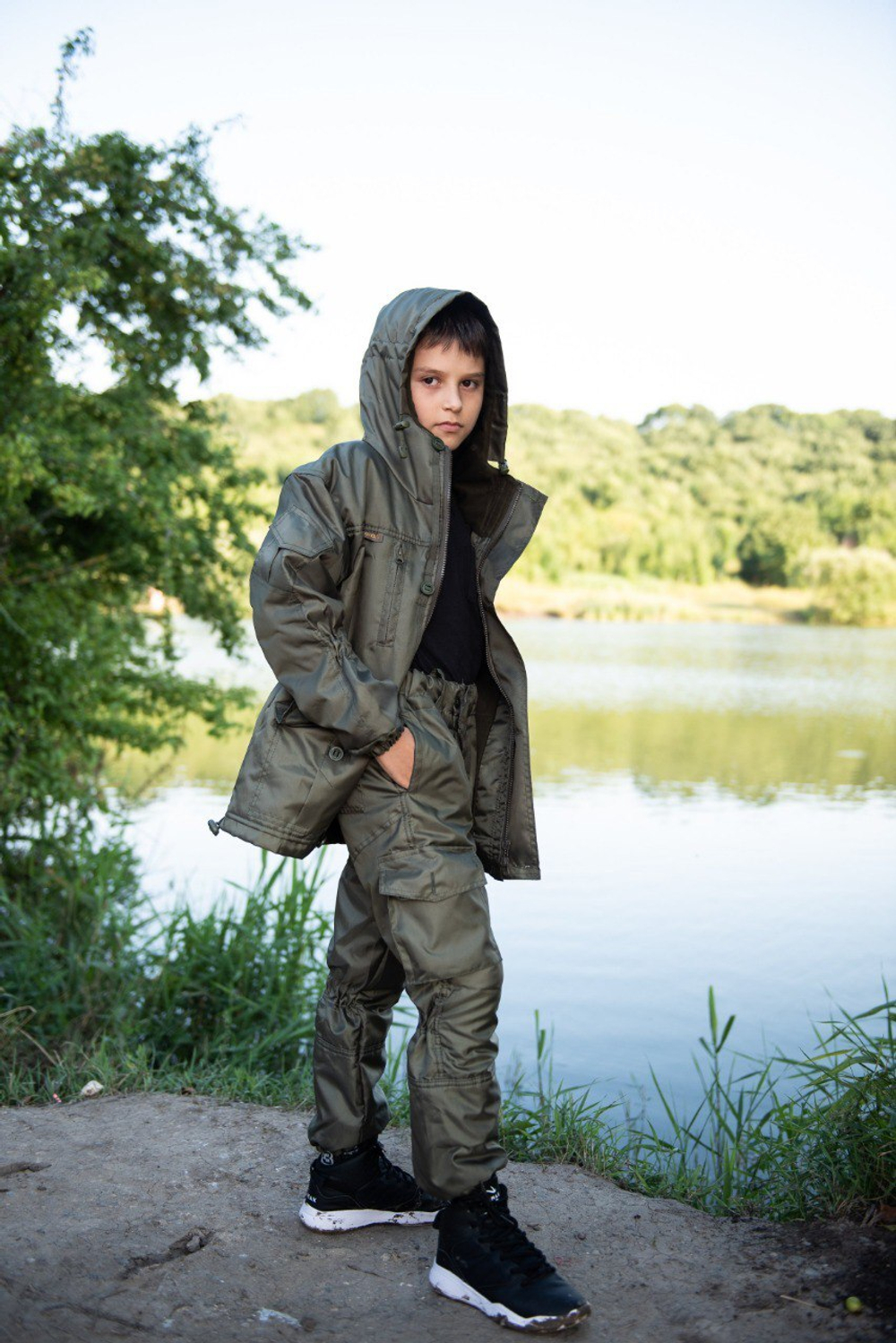 Костюм детский Горка 6 деми / олива