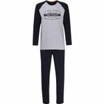 Мужская пижама со штанами серо-черная Tom Tailor 071089/5609 821