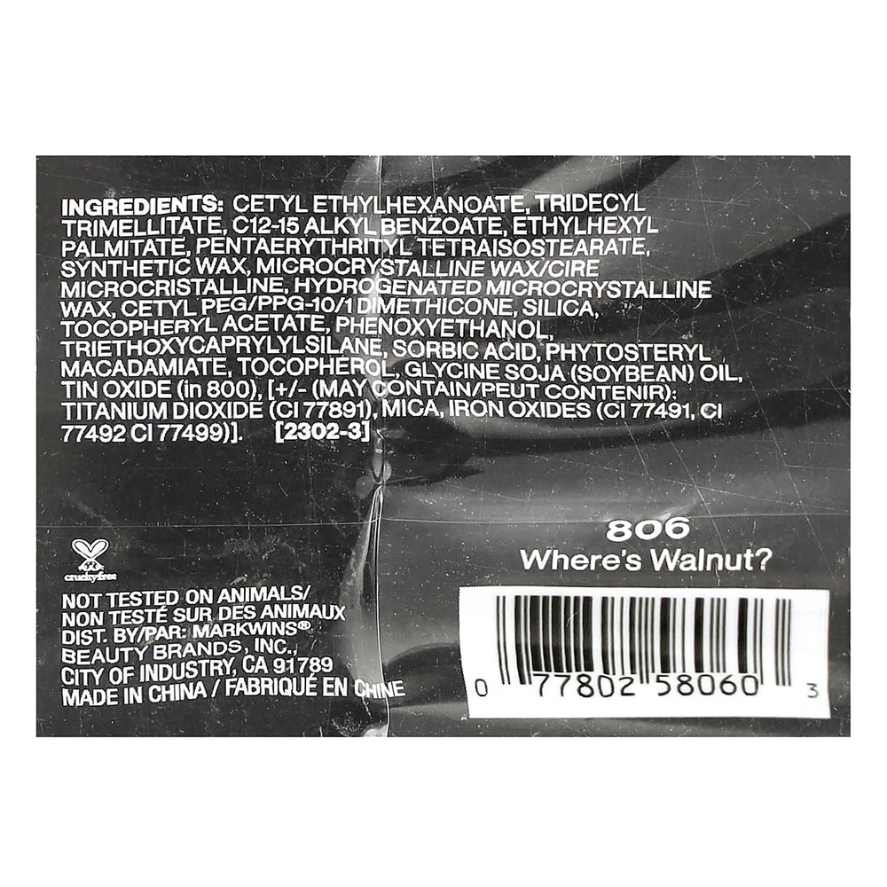 wet n wild, MegaGlo Vitamin E, стик для макияжа, для контурирования, 806Why's Walnut?, 6 г (0,21 унции)