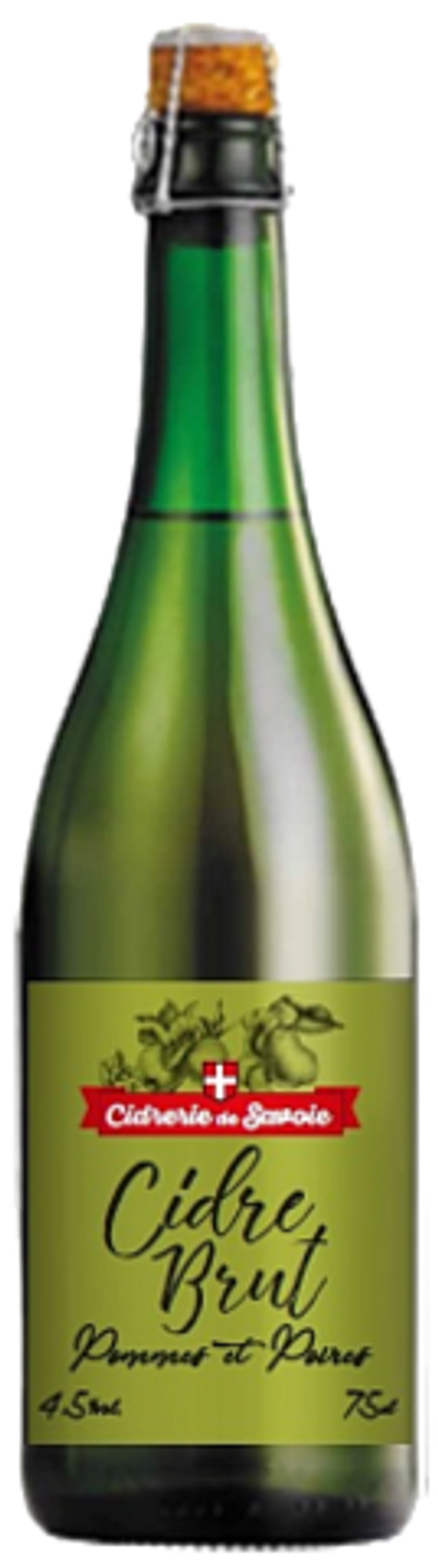 Сидр сухой Сидрери Савой из яблок и груш брют / Cidre de Savoie, cidre of apples and pears Brut 0.75л - 6шт