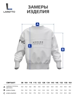 Свитшот для мальчика синий в школу