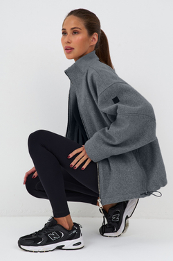 Пальто Crop Penhaligon Dark Grey