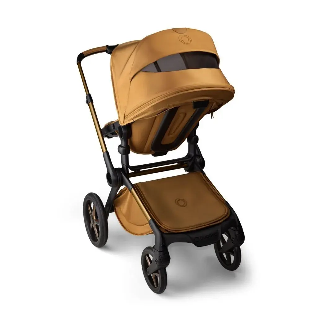 Коляска 2 в 1 Bugaboo Fox 5 Complete Noir Limited Edition Amber Glow