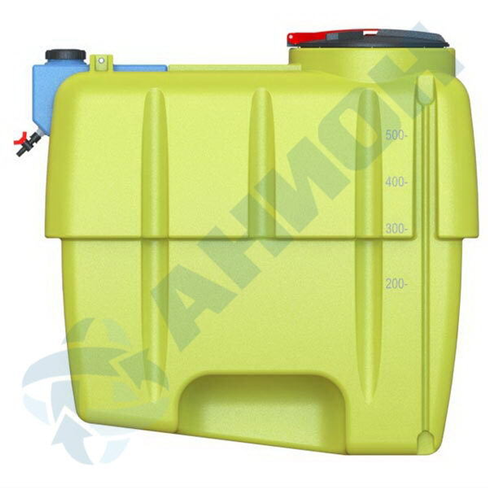 Бак навесного опр. 600 л с баком 10 л в сборе Анион 610 л.(1300x600x1180см;желтый) - арт.559572