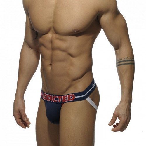 Мужские трусы джоки с широкой резинкой ADDICTED Темно-синие