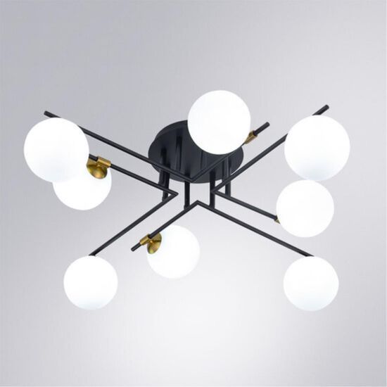 A2243PL-8BK СВЕТИЛЬНИК ПОТОЛОЧНЫЙ