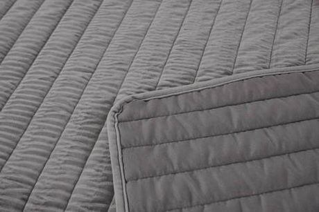 Покрывало 240x260 и 2 наволочки 50х70 Sofi De MarkO Фердинанд серое