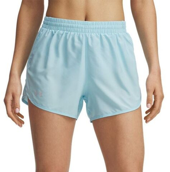 Женские Шорты теннисные Under Armour Fly-By 3in - поток/светоотражающий
