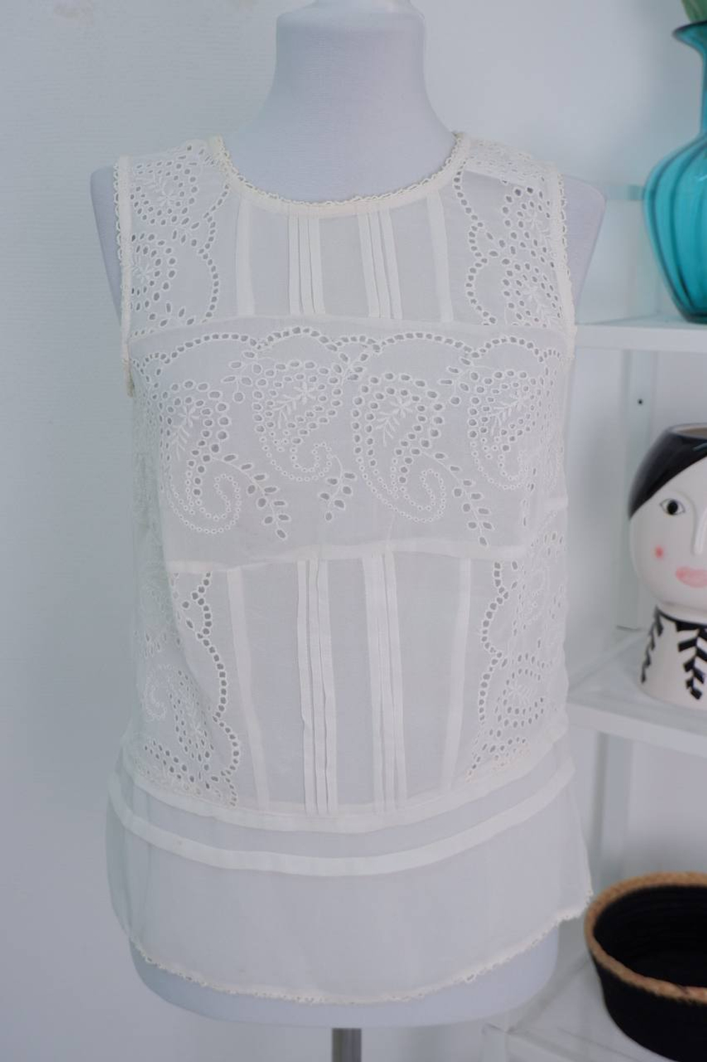 Туника Zarina белая 42 размер