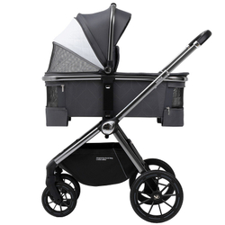 Детская коляска Sweet Baby Verde Silver 3 в 1 Dark Grey