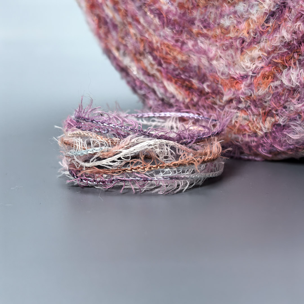 Бобинная пряжа Cotone Vegano (Rosa Melange)