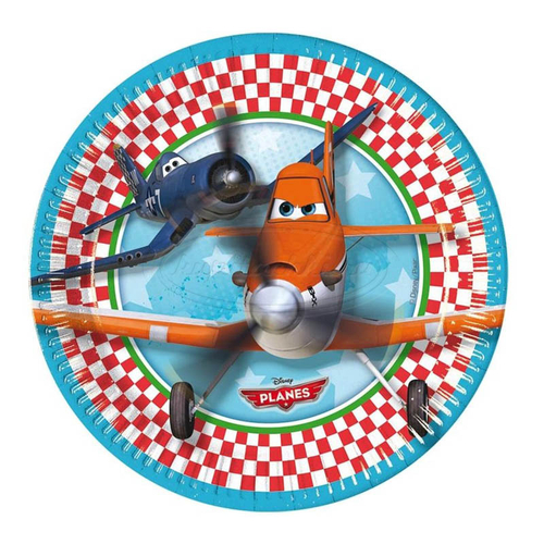Тарелки "Самолеты", 20 см, 8 шт.