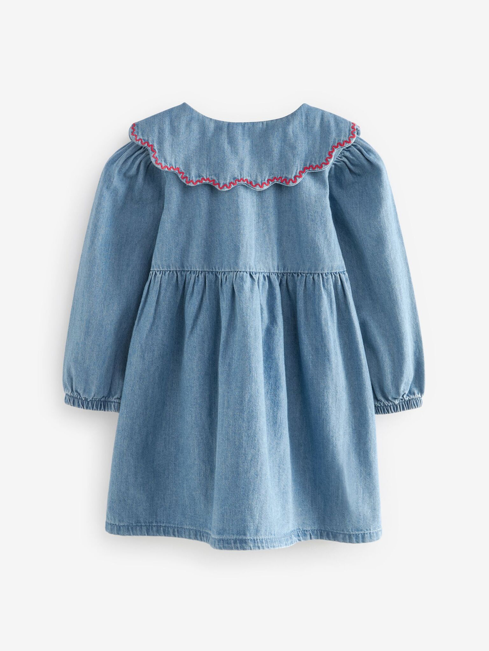 Платье с вышивкой для девочки Next B15-666, Синий