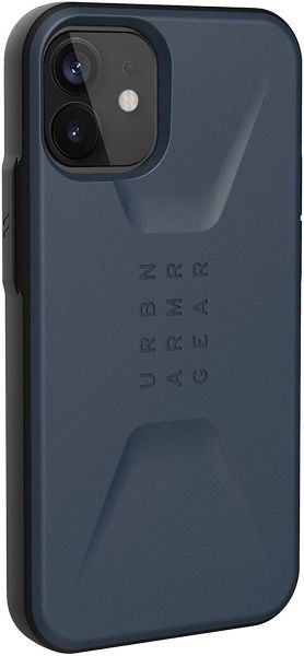 Чехол-накладка UAG Civilian для Apple iPhone 12 mini темно-синий (Mallard) 11234D115555