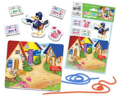 Веселые шнурочки "Сорока-почтальон" (в пакет ) (Р.с.)