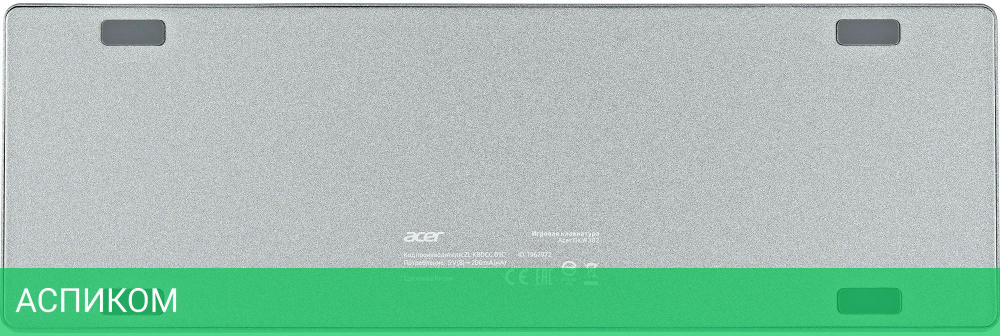 Клавиатура Acer OKW302 серебристый (ZL.KBDCC.01C)
