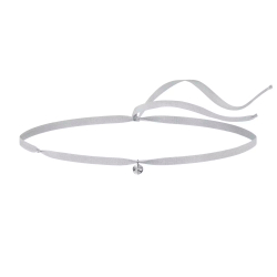 серая шелковая лента