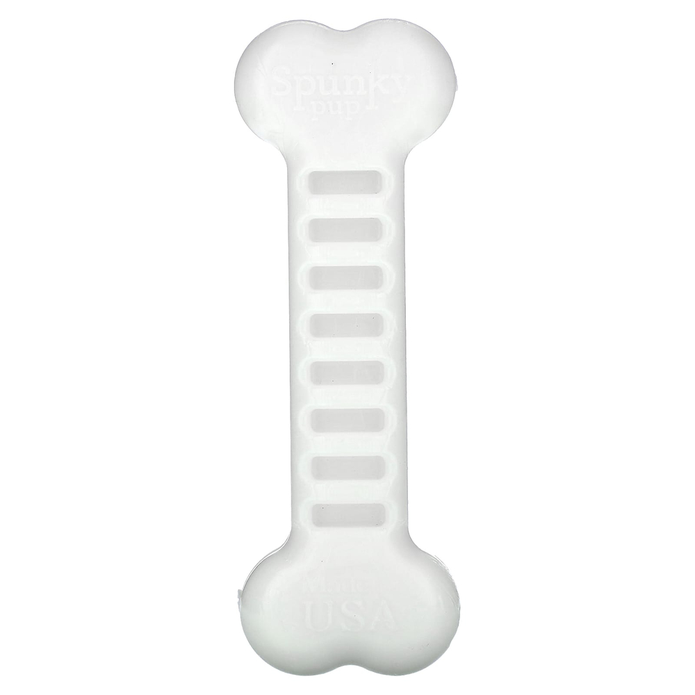 Spunky Pup, Твердые жевательные таблетки Clean Earth, кость, курица, 1 игрушка