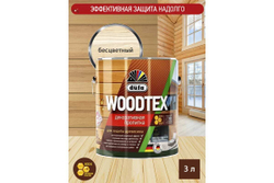 Пропитка декоративная для защиты древесины алкидная Dufa Woodtex бесцветная