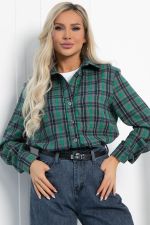 Рубашка Денни НЬЮ (серо-зеленая) Б12864-7М LT Collection