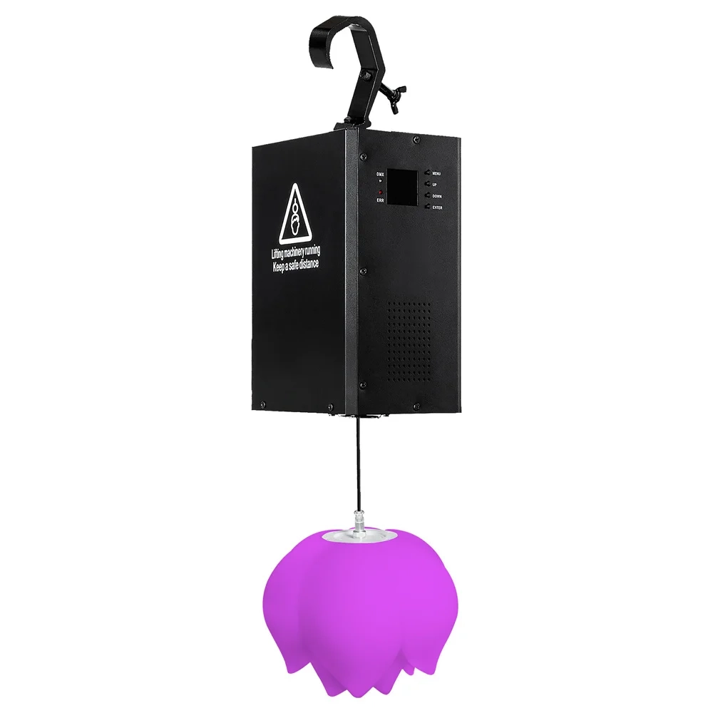 Kinetic Flower D23×H21 см — кинетический цветок RGBW с одной лебёдкой