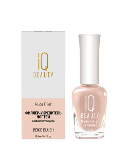 IQ Beauty Nude Filler - Филлер-укрепитель для ногтей Beige Blush, 12,5мл