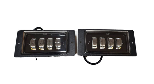 Фара п/туман. /2110, 2115/ 4 LED 18W 10-30V 174*84*58 белый, встраиваемая (2 шт) (GrandeLight)