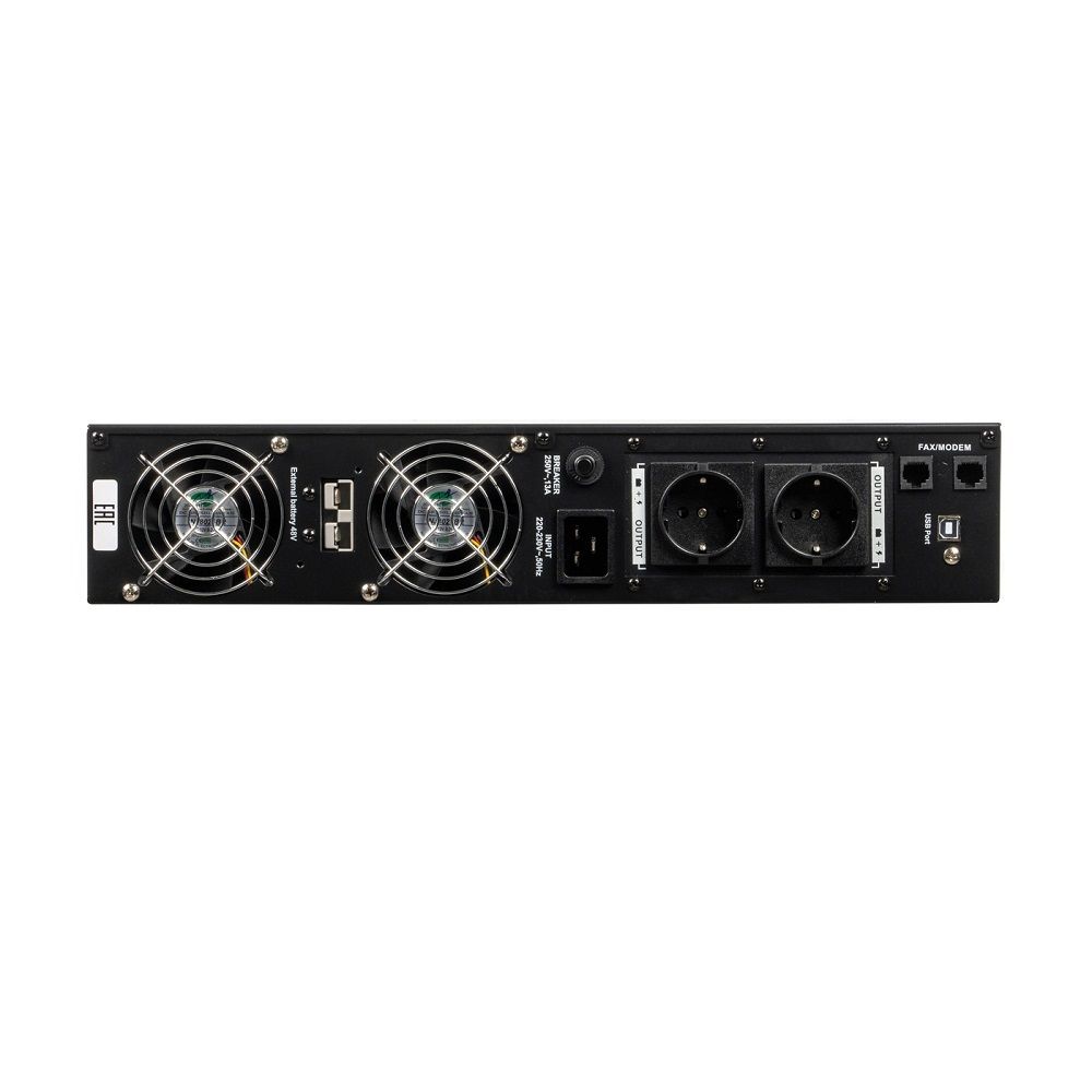 Источник бесперебойного питания RAPAN-UPS 1000 RACK-IN-2X9
