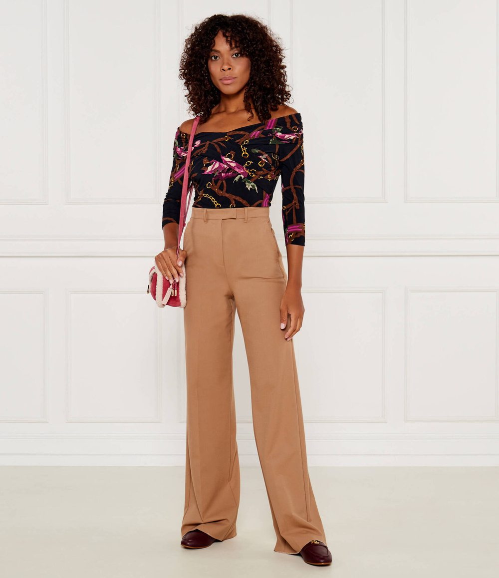 Кожаные лоферы AVERI III LAUREN RALPH LAUREN - бордовый(802951363)