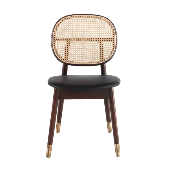 Стул Angel Cerda 4093 со спинкой из ротанга