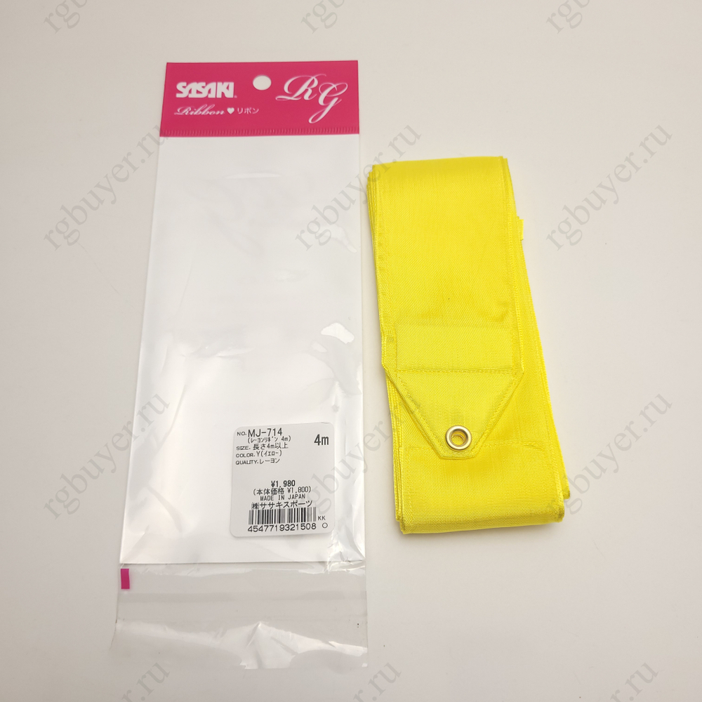 Лента Sasaki 4 м Жёлтая Y (Yellow)