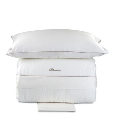 Постельное белье 2 спальное евро Blumarine C.Profilo Blu 11 butter сливочное