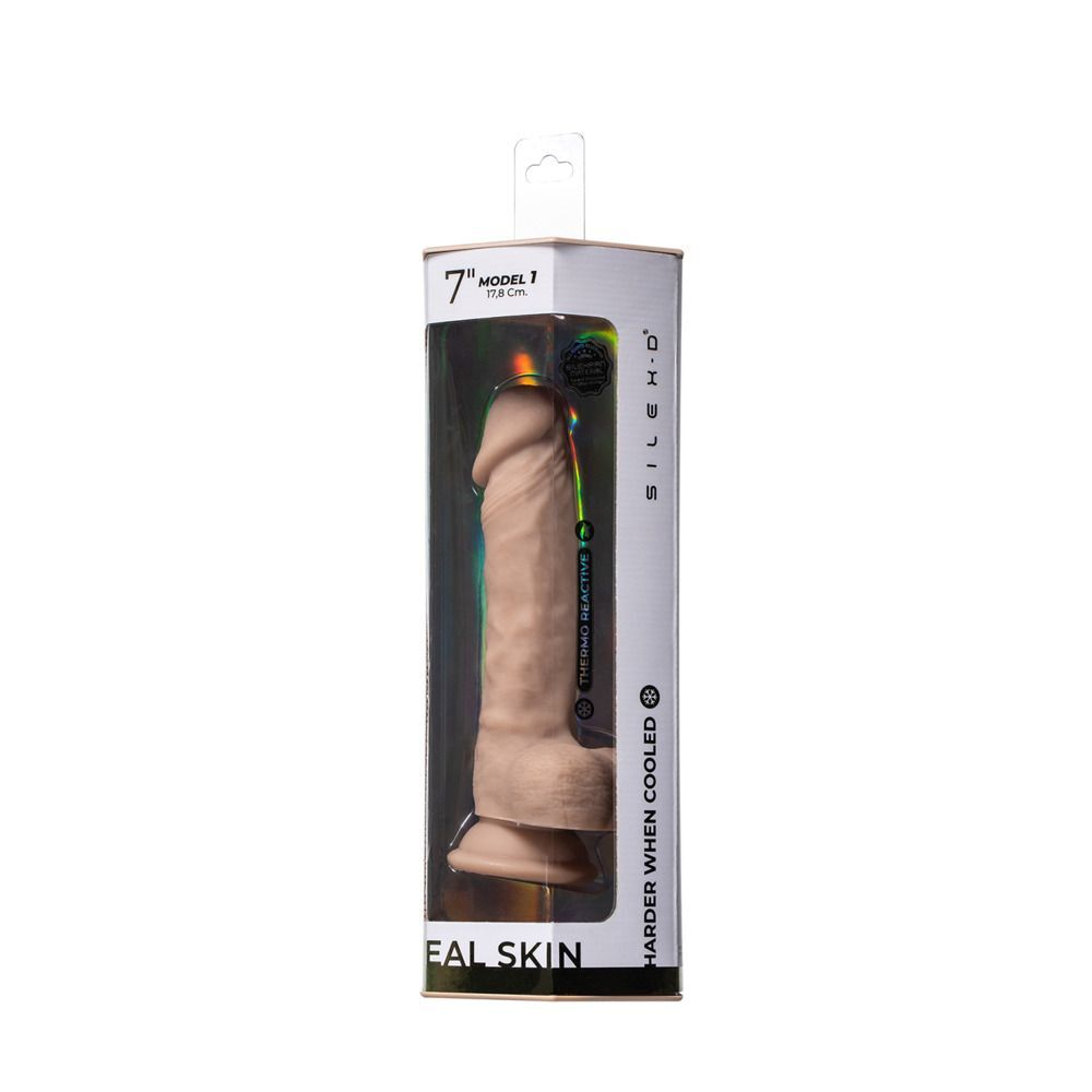 Фаллоимитатор Adrien Lastic Real Skin Model 1, 17,8 см, термоадаптивный