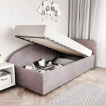 Кровать Элис 90х200 Лиловый Правый Угол