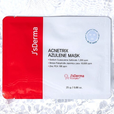 Успокаивающая маска с азуленом и березовым соком J'sDerma Acnetrix Azulene Mask, 25гр