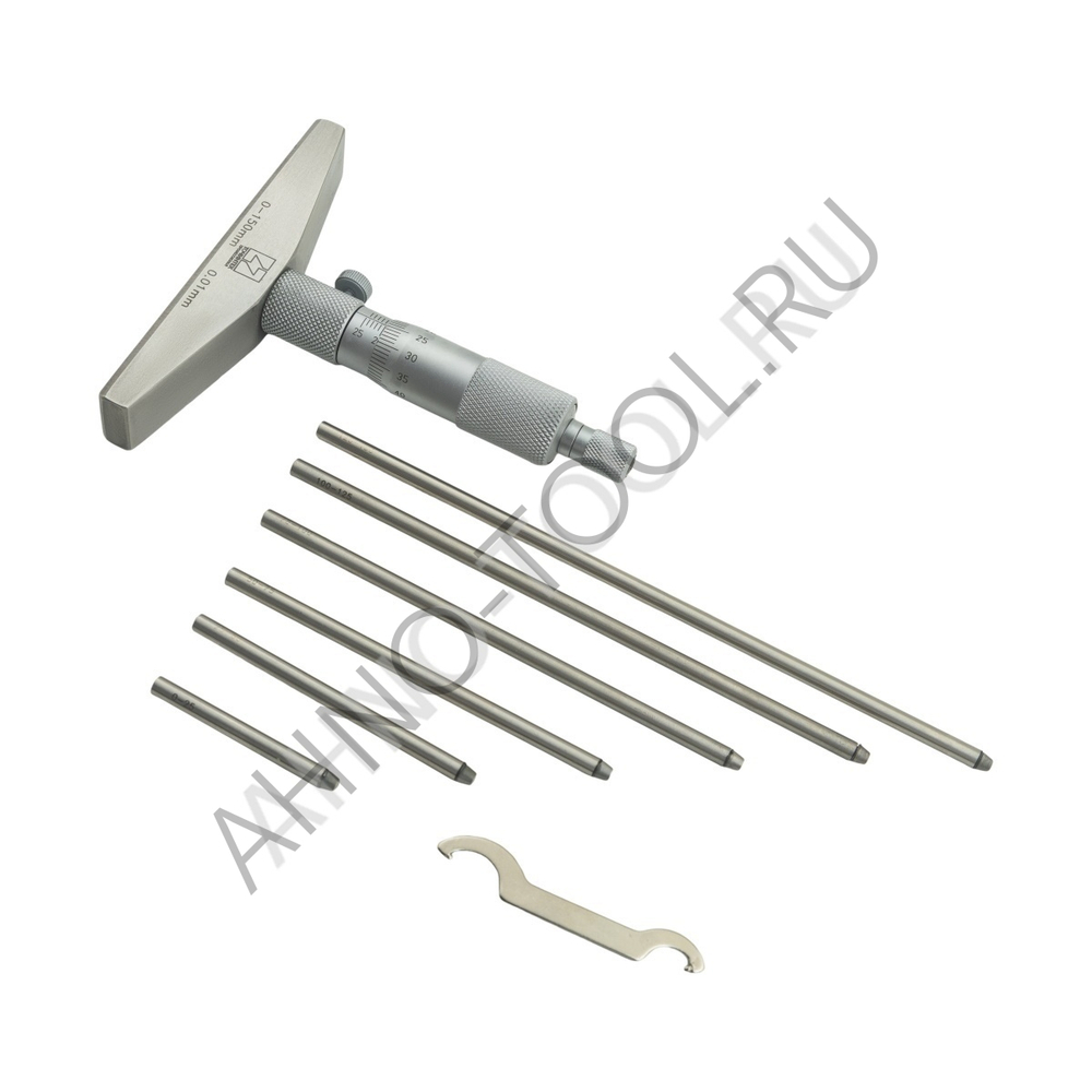 Глубиномер микрометрический ГМ-150-0.01 ГОСРЕЕСТР 90410-23 ТОЧИНТЕХ