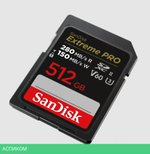 Карта памяти SanDisk SDXC 512GB (SDSDXEP-512G-GN4IN)